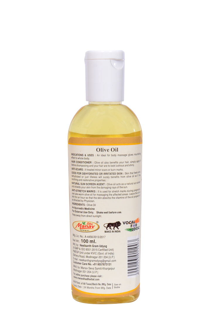 Olive Oil - 100ml | Pure & Natural Skin & Hair Care