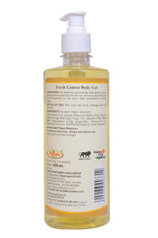 FRESH LEMON BODY GEL - 500Fresh Lemon Body Gel 500ml – Hydrating & Refreshing Body Gel for Glowing Skin ml