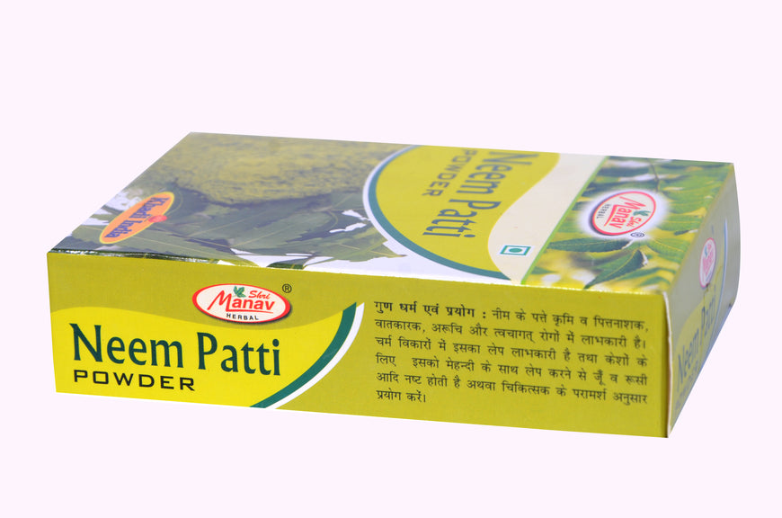 Neem Patti Powder (100g) | Natural Skin & Hair Care, Anti-Bacterial, Promotes Healthy Skin
