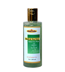 Basil & Tea Tree Bubble Face Wash - 200ml | Purify & Refresh Your Skin