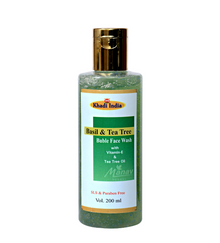 BASIL & TEA TREE BUBLE FACE WASH - 200 ml