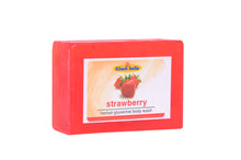 AYURVEDIC HERBAL SOAP - Strawberry glycerin bodywash 125g
