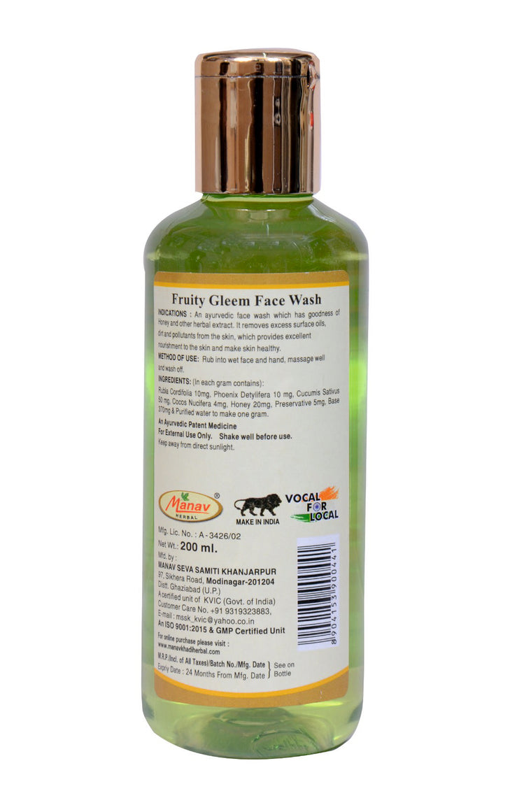 FRUITY GLEEM FACE WASH 200ml