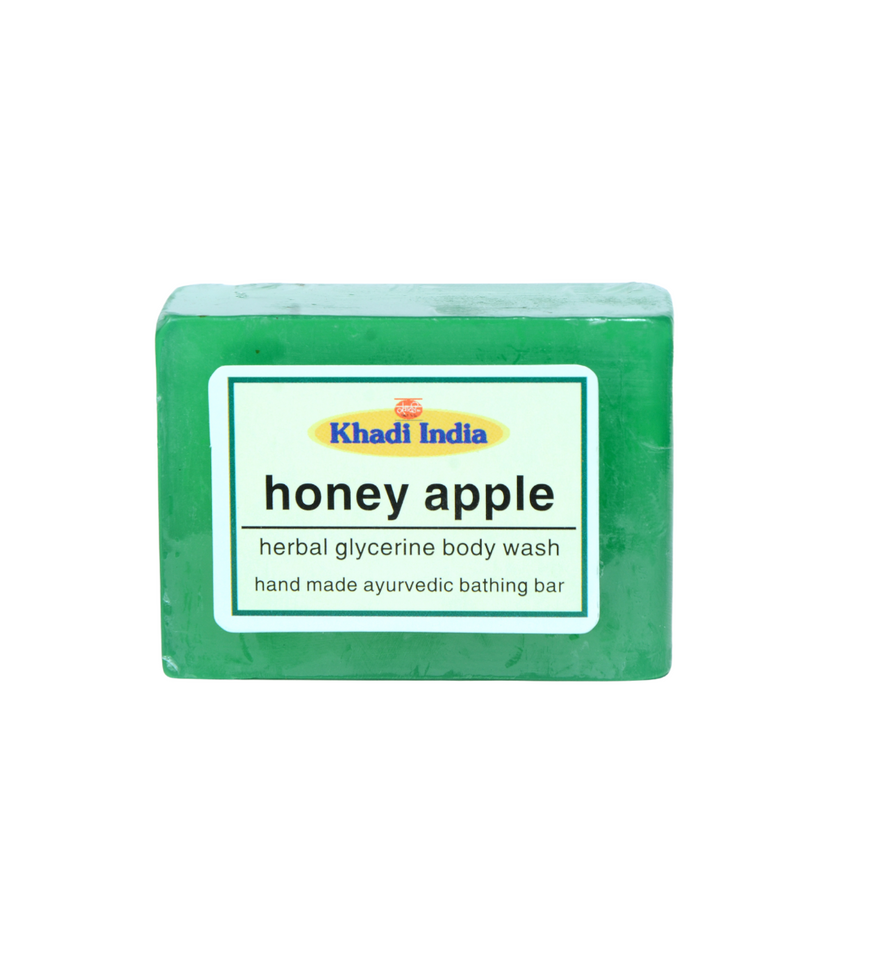 AYURVEDIC HERBAL SOAP - Honey Apple glycerin bodywash 125g